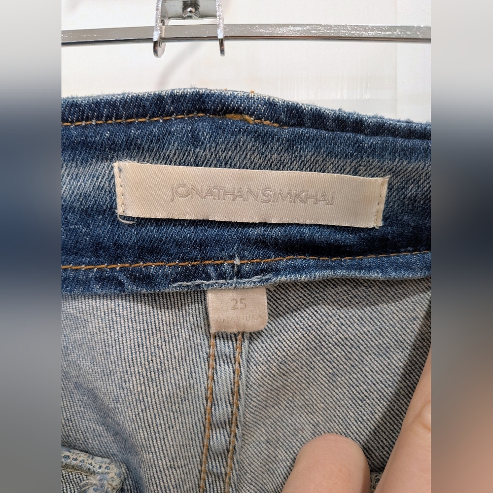Jonathan Simkhai Blue Cargo Jeans | 25 - Picture 6 of 7